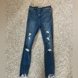 Abercrombie Skinny Ripped Jeans